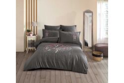 EMİLİA NEVRESIM TAKIMI 200X220 ÇK. 6 PRC GRİ - NEVRESİM TAKIMI