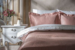 ENA PİKE TAKIMI 240x250 3 PRC KREMİT - KERVAN