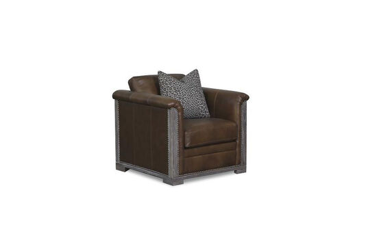 ERIN TEKLİ KOLTUK DERİ 98x95x91cm 45/A194C/0-6260GP-450 450 SMOKE