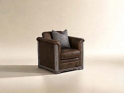 ERIN TEKLİ KOLTUK DERİ 98x95x91cm 45/A194C/0-6260GP-450 450 SMOKE - 2