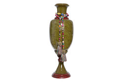 ERSA KÜÇÜK VAZO YEŞİL 21x58cm - KERVAN