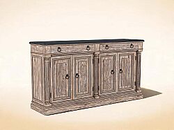 ETİENNE KONSOL 4 KAP-2 ÇEK GRİ 53x203x111cm 317252-2610 - 2