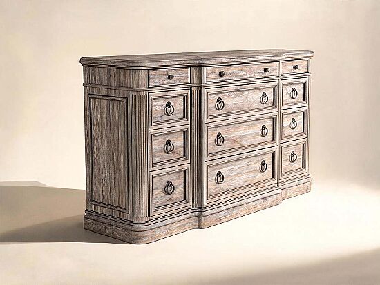 ETİENNE ŞİFONYER GRİ 12 ÇEKMECE 53x178x101cm 317131-2610 - 2