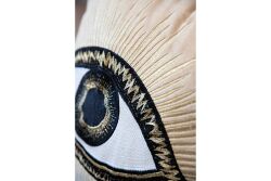 EVIL EYE KIRLENT ( ACHSH320 ) BEJ 45X45 CM - 2