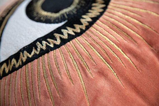 EVIL EYE KIRLENT ( ACHSH321 ) BAKIR 45X45 CM - 2