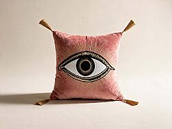 EVIL EYE KIRLENT ( ACHSH321 ) BAKIR 45X45 CM - DEKORATİF KIRLENT