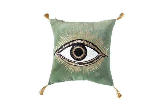 EVIL EYE KIRLENT ( ACHSH322 ) KOYU YESIL 45X45 CM - 1