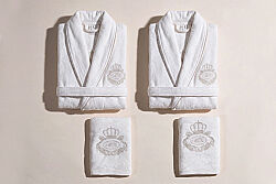 FEMMES ET HOMMES 4 PRC BORNOZ SET - HSH-KRVN ORTAK