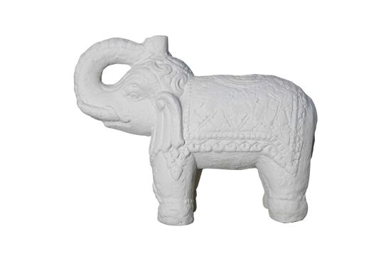 FİL ŞEMSİYE AYAĞI ORTA BOY 17x43x32 cm KREM - 3