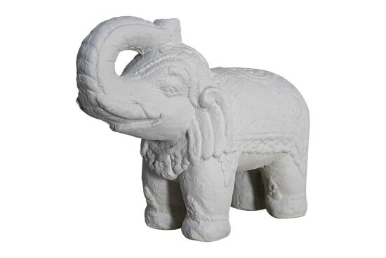FİL ŞEMSİYE AYAĞI ORTA BOY 17x43x32 cm KREM - 1