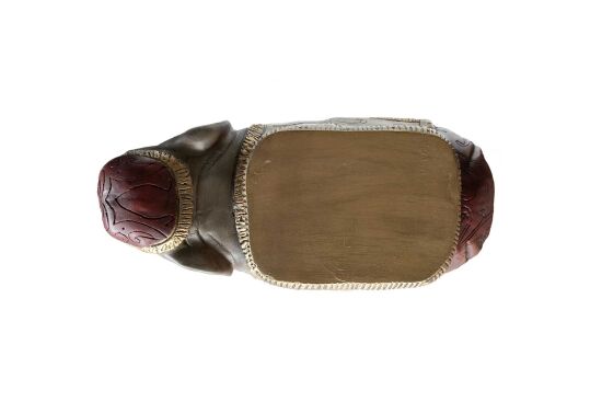 FİL TABURE BORDO ESKİTME 30X65X52 CM (HYK1228) - 3