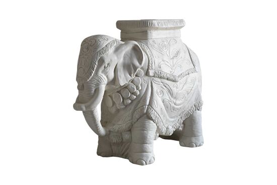 FİL TABURE ŞEMSİYE AYAĞI HYK1228 62X52 CM KREM - 2