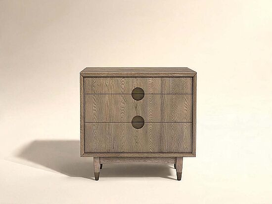 FINN KOMODİN 3 ÇEKMECE KAHVE48x81x74cm 313142-2803 - 1