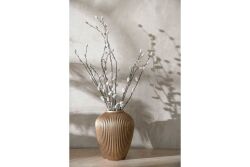 FİTİLLİ VAZO KÜÇÜK 22X25 CM GOLD ESKİTME - 2