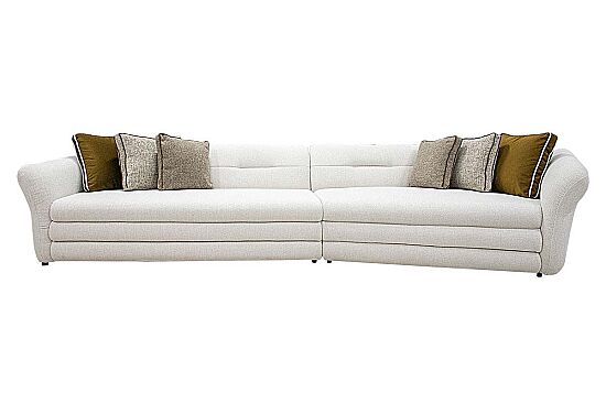 FLOR DÖRTLÜ KOLTUK KREM 150x390x75cm - 3