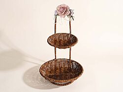 FLORAL 2 KATLI SUNUMLUK 25X39 CM (SPT-335) - SERVİS-SUNUM
