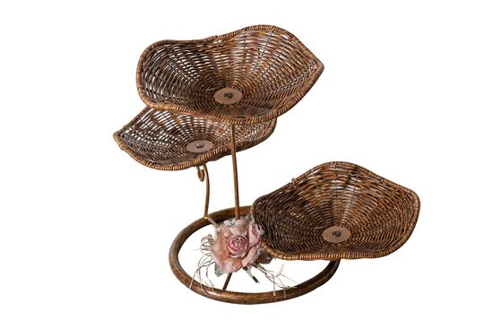 FLORAL 3 KATLI SUNUMLUK 48X33 CM (SPT-339)