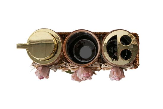 FLORAL BANYO SETİ 4 PRÇ. (SPT-322)
