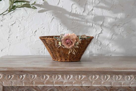 FLORAL DERİN KASE (L) 13X25X10 CM (SPT-290)