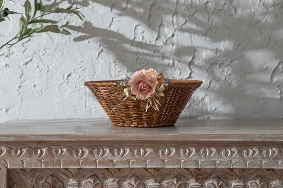 FLORAL DERİN KASE (XL) 16X31X11 CM (SPT-290)