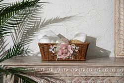 FLORAL DİKD. SEPET (M) 23X33 CM (SPT-275) - Thumbnail