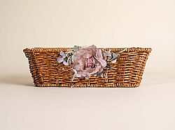 FLORAL DİKD. SEPET (M) 23X33 CM (SPT-275) - SEPET