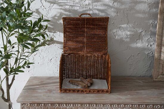 FLORAL EKMEK SEPETİ 21X35X22 CM (SPT-272)