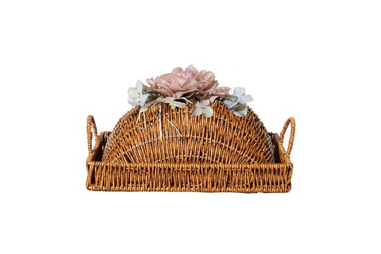FLORAL KAPAKLI DİKD. TEPSİ (S) 22X31 CM (SPT-279)