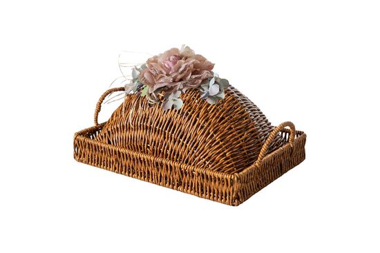 FLORAL KAPAKLI DİKD. TEPSİ (S) 22X31 CM (SPT-279)