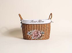 FLORAL KULPLU OVAL SEPET (S) 28X18X16 CM (SPT-319) - SEPET