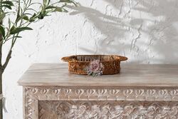FLORAL OVAL TEPSİ (S) 17X30 CM (SPT-270) - Thumbnail