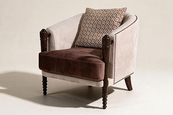 FOR BERJER BEJ-KAHVE 80x70x80cm ( LETTO 2604-07) - 2