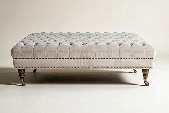 FOR KAPİTONE PUF BEJ 80x140x45cm (LETTO 2604) - 2