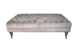 KERVAN - FOR KAPİTONE PUF KAHVE 80x140x45cm (LETTO 2607)