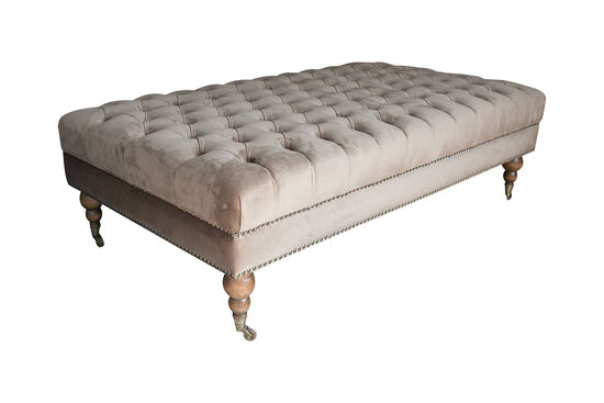 FOR KAPİTONE PUF KAHVE 80x140x45cm (LETTO 2607)