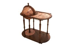 FTG0005 DÜNYA BAR SERVİS ARABASI 100x50x110cm - 6