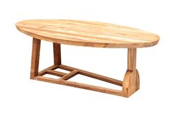 KERVAN - GALAXY ORTA SEHPA TEAK 131x64x44cm