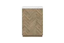 GARRİSON YAN SEHPA KARE KAHVE 46x46x64cm 322309-1302 - 1