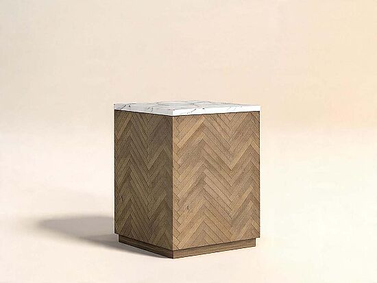 GARRİSON YAN SEHPA KARE KAHVE 46x46x64cm 322309-1302 - 2
