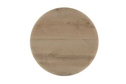 GARRİSON YUVARLAK YAN SEHPA BEYAZ 67x67x64cm 322303-1317 - 3