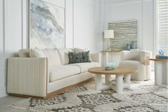 GARRİSON YUVARLAK YAN SEHPA BEYAZ 67x67x64cm 322303-1317 - 4