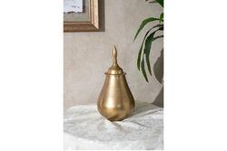 GD-25283A DEKORATIF KAPAKLI KAVANOZ KUCUK 17x17x34cm - 3