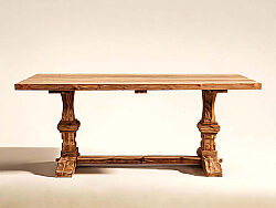 GENEVO YEMEK MASASI TEAK 180x100x78cm - 2