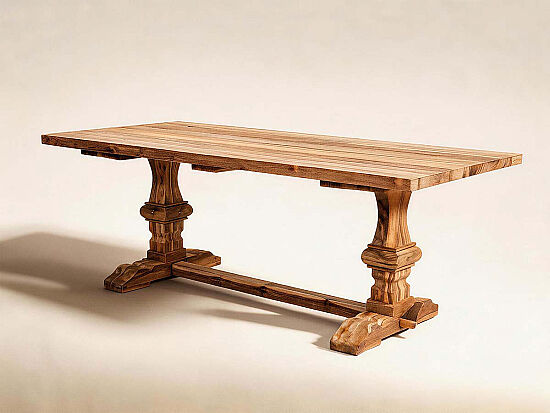 GENEVO YEMEK MASASI TEAK 180x100x78cm - 1