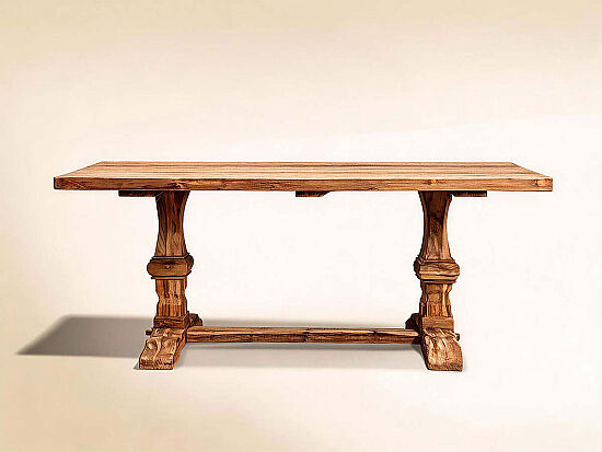 GENEVO YEMEK MASASI TEAK 220x100x78cm - 2