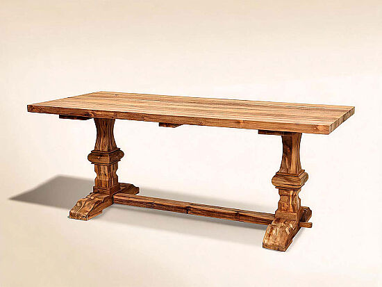 GENEVO YEMEK MASASI TEAK 220x100x78cm - 1