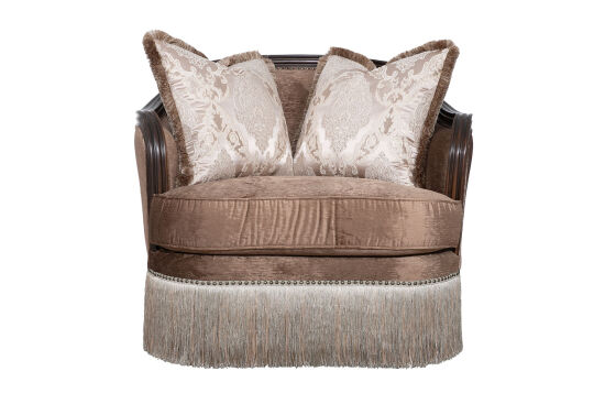 GİOVANNA TEKLİ KOLTUK KAHVE 70x110x98cm - 1