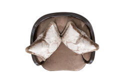 GİOVANNA TEKLİ KOLTUK KAHVE 70x110x98cm - 3