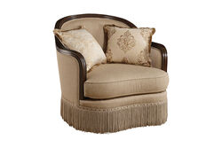 GİOVANNA TEKLİ KOLTUK KOYU BEJ 103x108x102cm 509503-5327AB - KERVAN