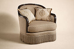 GİOVANNA TEKLİ KOLTUK KOYU BEJ 103x108x102cm 509503-5327AB - KERVAN